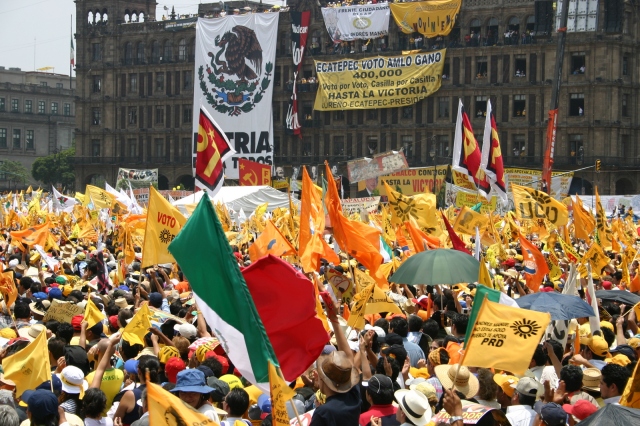 Post-Election Protests in Mexico City, 2006